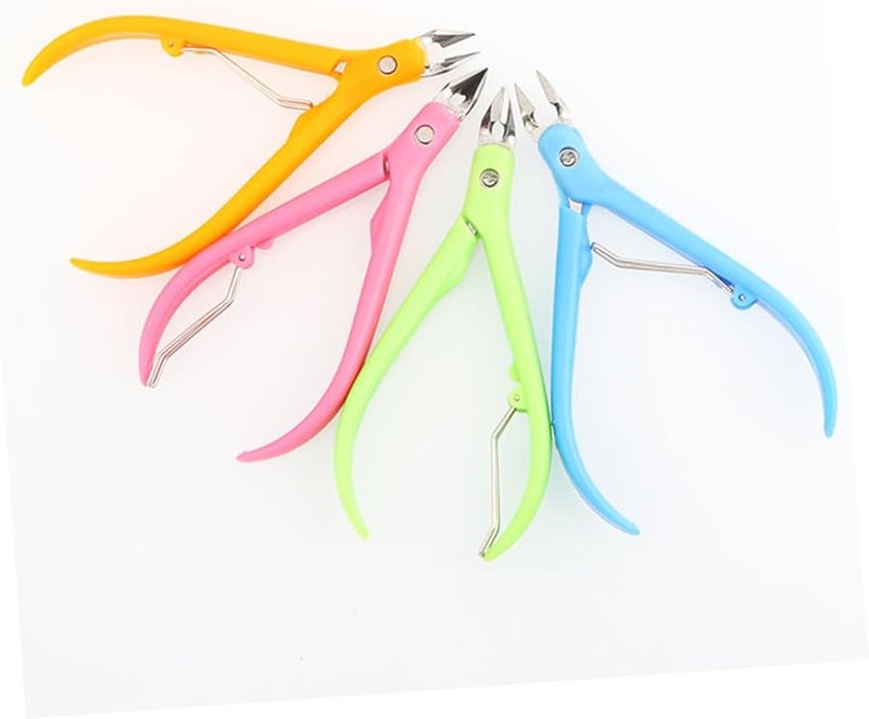 Beaupretty Professional Cuticle Nipper Plastic Handle Manicure Tool Random Color - Image 2